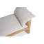 Katelyn White Oak Bench