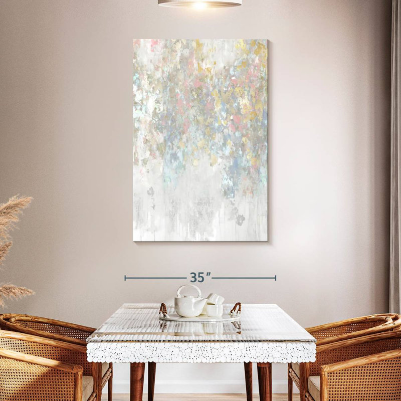 Avery Cascade Pink, 48" H x 32" W