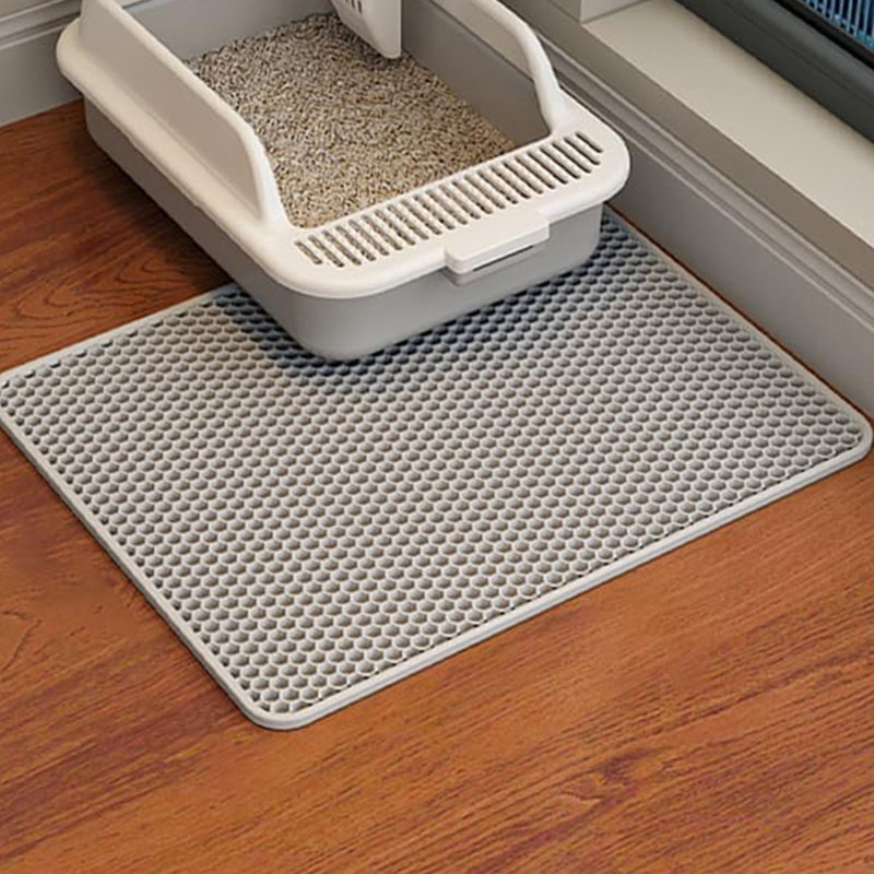 Double Layer Cat Litter Mat Non-Slip Scatter Control Design