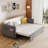66.9"convertible Sofa Bed Modern Minimalist Style With Side Pockets--Arrtle Furniture-435749730