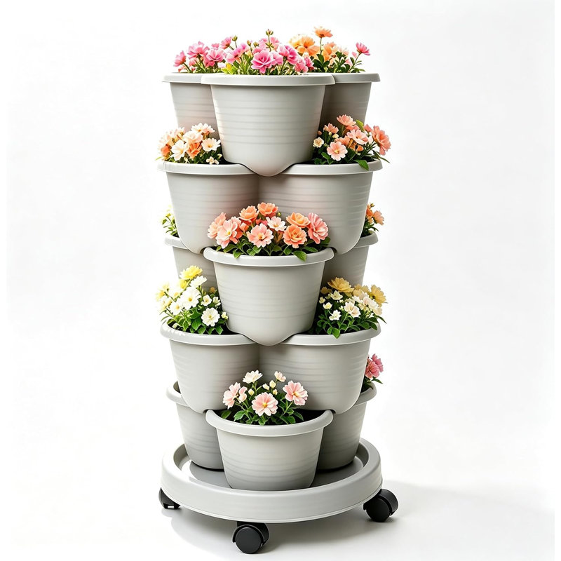 5 Tier Vertical Stackable Garden Planter