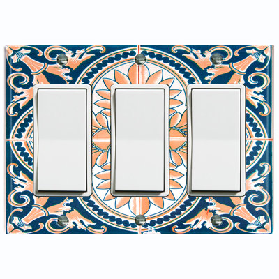 3 - Gang Rocker Standard Wall Plate
