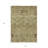 3' X 5' Beige Floral Washable Indoor Outdoor Area Rug