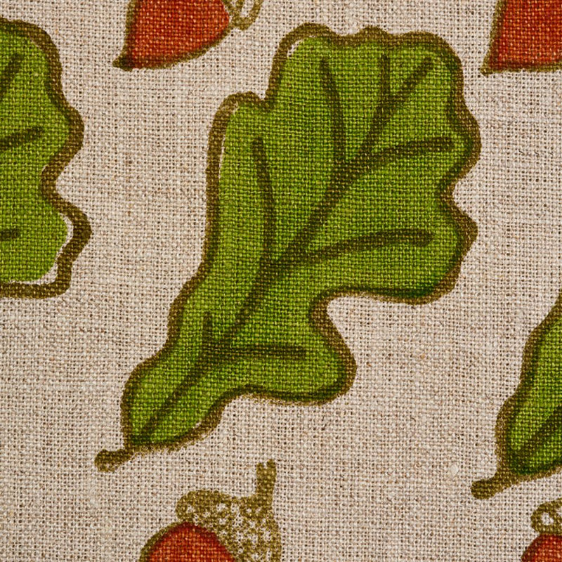 Schumacher x Molly Mahon Oak Fabric, Green