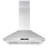 Cosmo 36 in. Lumin Collection Ducted Island Range Hood, Soft Touch Controls, Permanent Filters, LED Lights, Stainless Steel