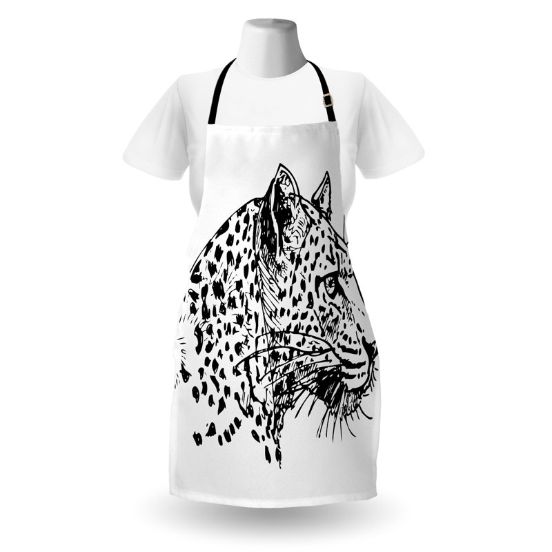 No Pattern Bib Apron