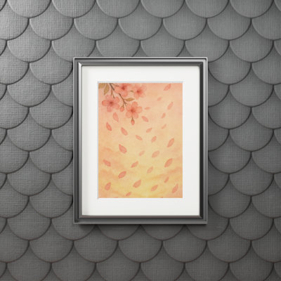 Posters 1 Piece Single Picture Frame Wall Art