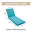Coussin de chaise longue d'extérieur imperméable, résistant aux intempéries, remplacement de mobilier de patio, 74 x 23 x 3, ensemble de 2-512398375-513553995-526143352