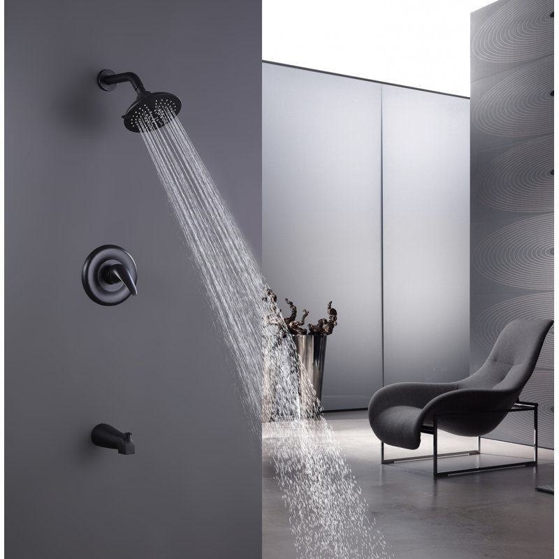 Raindance Full/Standard Adjustable Shower Head, Matte Black