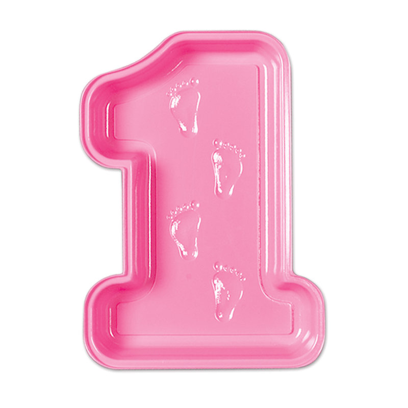 Plateau en plastique «1st» Birthday Baby