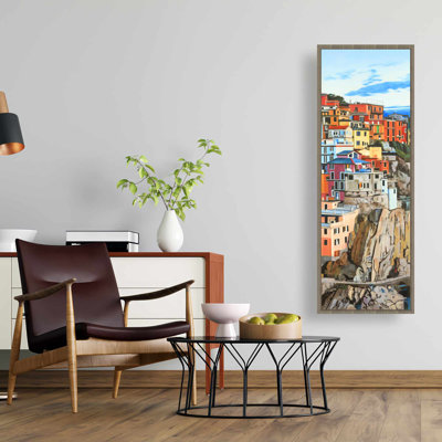 Vue de Manarola, Italie | Décoration exotique sur toile encadrée