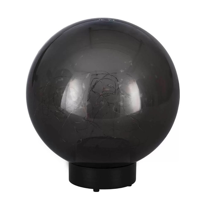 Johniyah Transparent Black Integrated LED Pathway Light