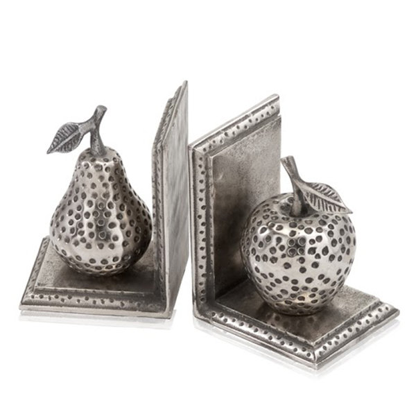Alcott Hill® Traditional Metal Bookends | Wayfair