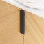 Meuble-lavabo mural simple 35,4 po avec dessus en pierre reconstituée-151217694