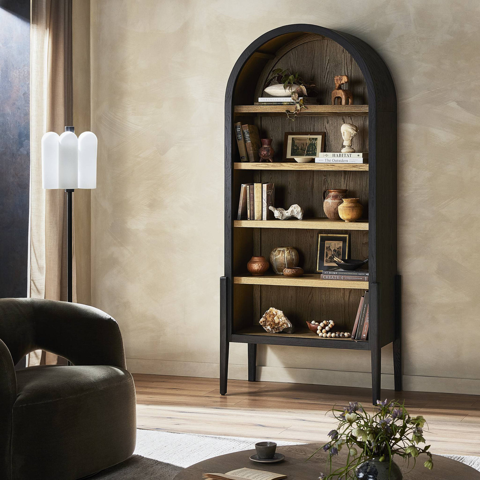 Errol Standard Bookcase, Black