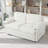 71" Upholstered 3-in-1 Convertible Pull Out Queen-size Sleeper Sofa Bed-1416293502