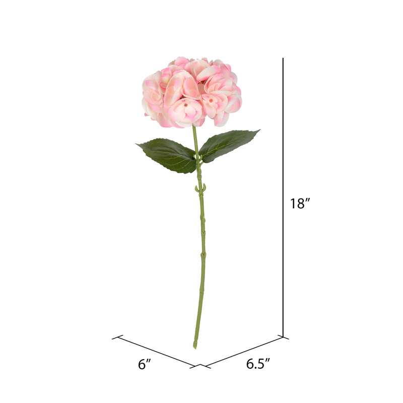 18 po hortensia artificiel 18 / paquet, Rose