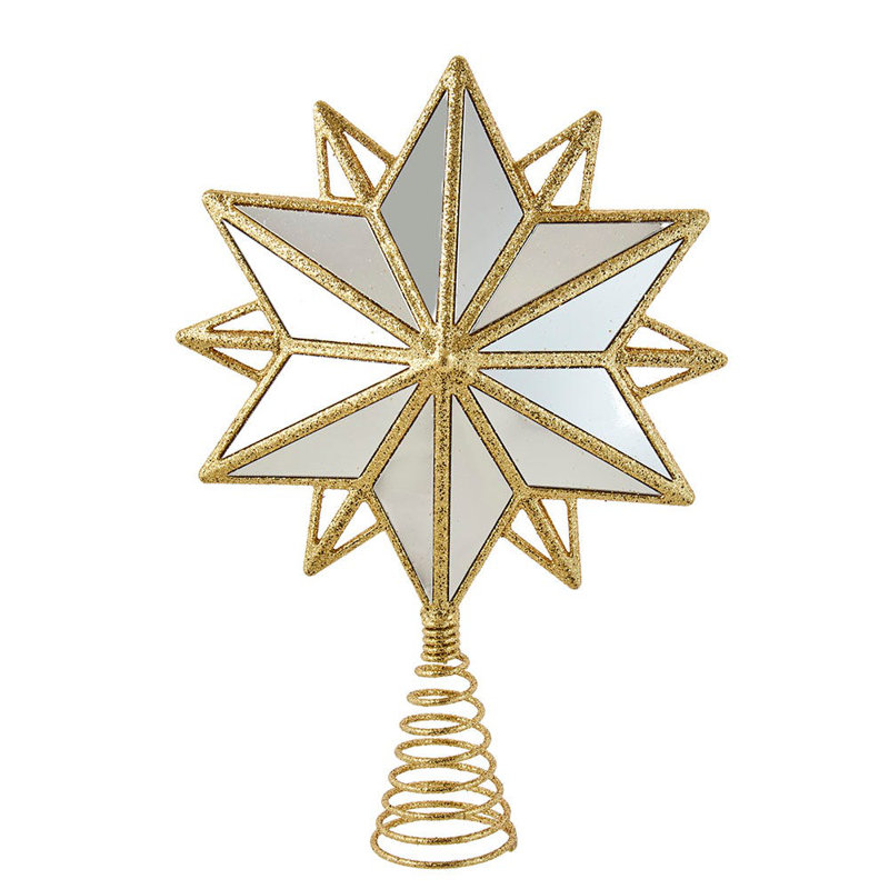 13.5'' Acrylic Tree Topper, Gold
