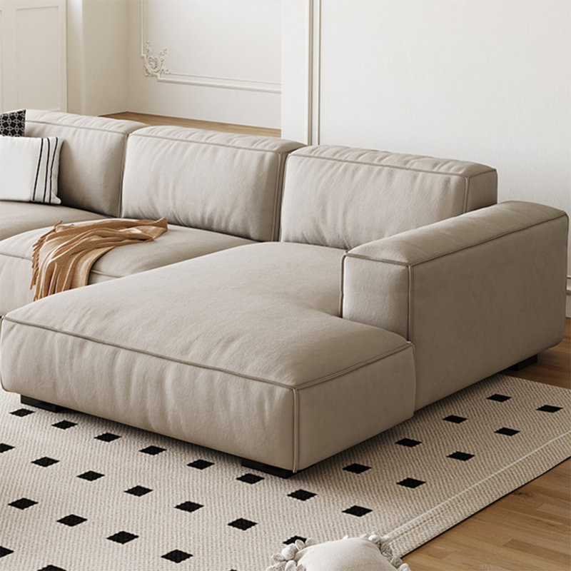 Canapé modulaire 3 pièces rembourré, Orienté à droite