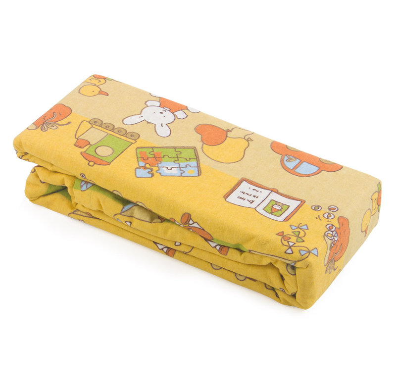 Arnaz Animals 100% Cotton - Piece Standard Cot Flat Sheet