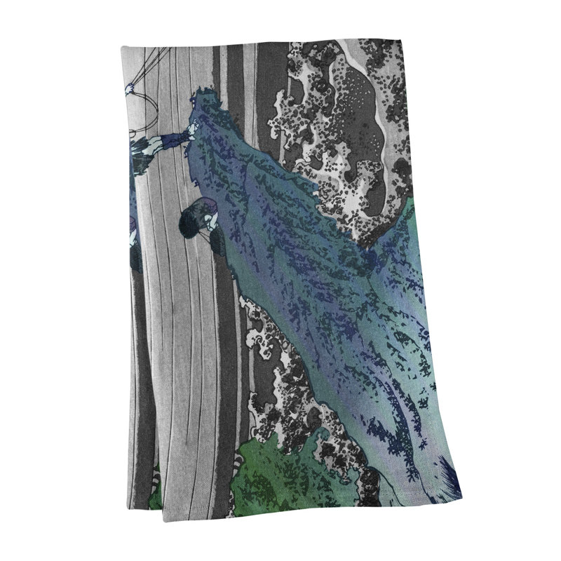 Hague Tea Towel Kitchen Towel, Cotton Twill, Green