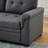 Sleeper, Reversible  Basic Sectional Sofa Sofa Sofa With Storage Chaise-2062273408