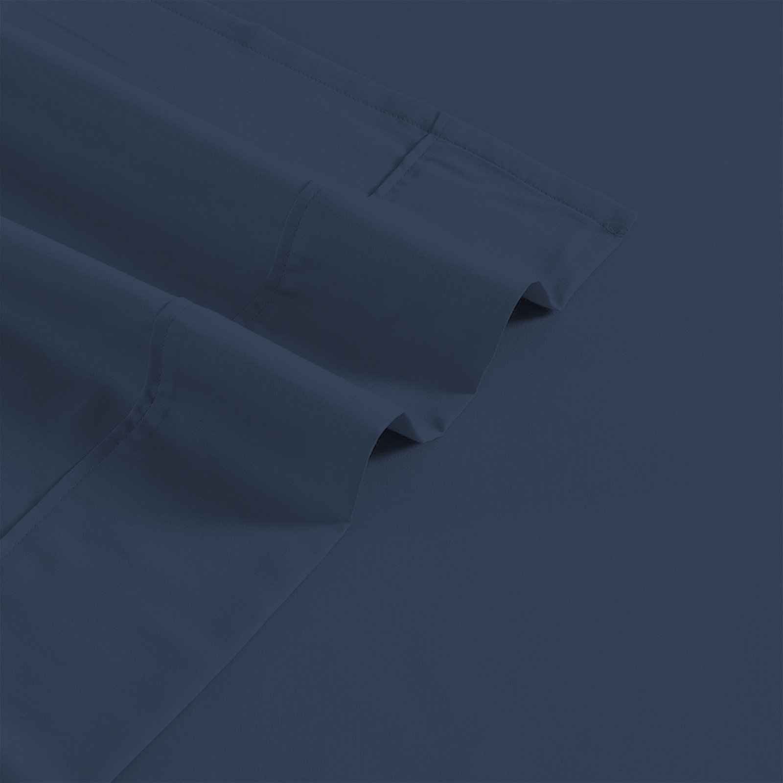 Ultimate Percale Cotton Sheet Set, Queen Sheet Set with 2 Pillowcases, Navy