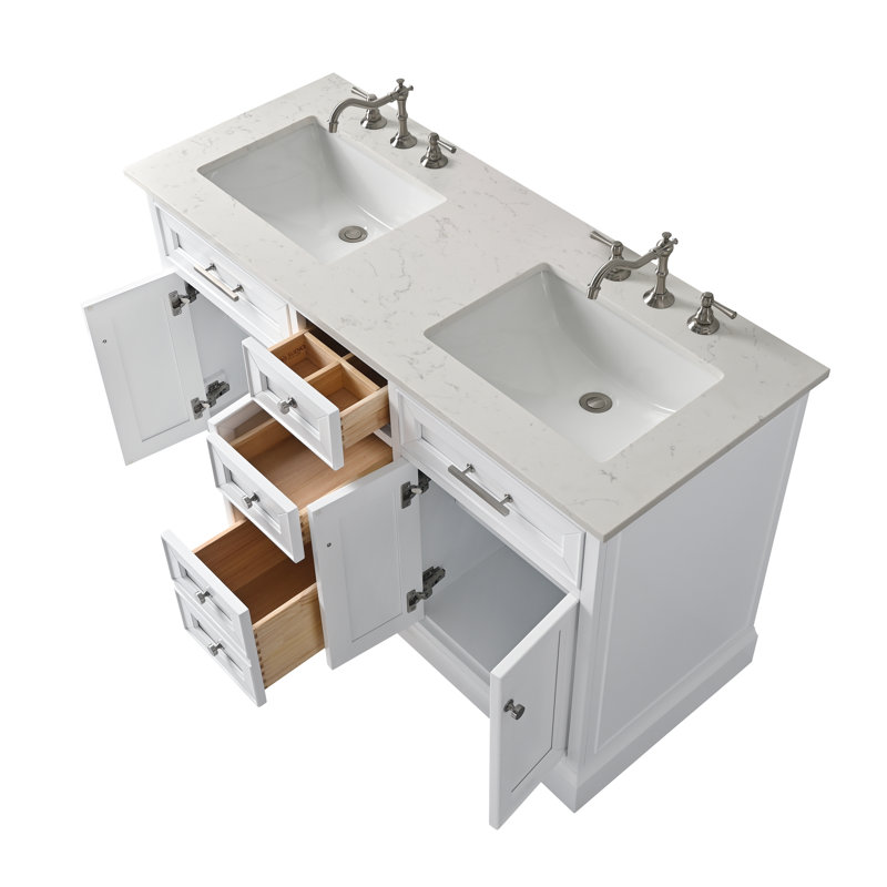 Haisley 54" W Double Vanity