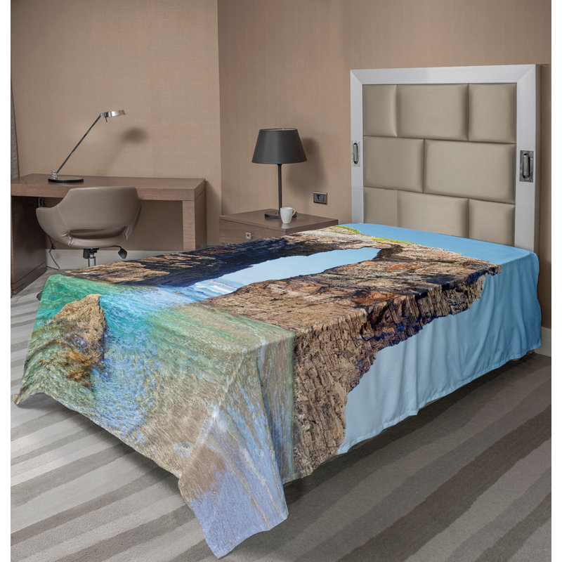Drap-housse Ambesonne, Drap plat pour lit simple