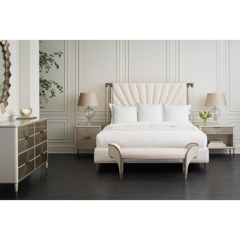Valentina 2 - Drawer Solid Wood Nightstand
