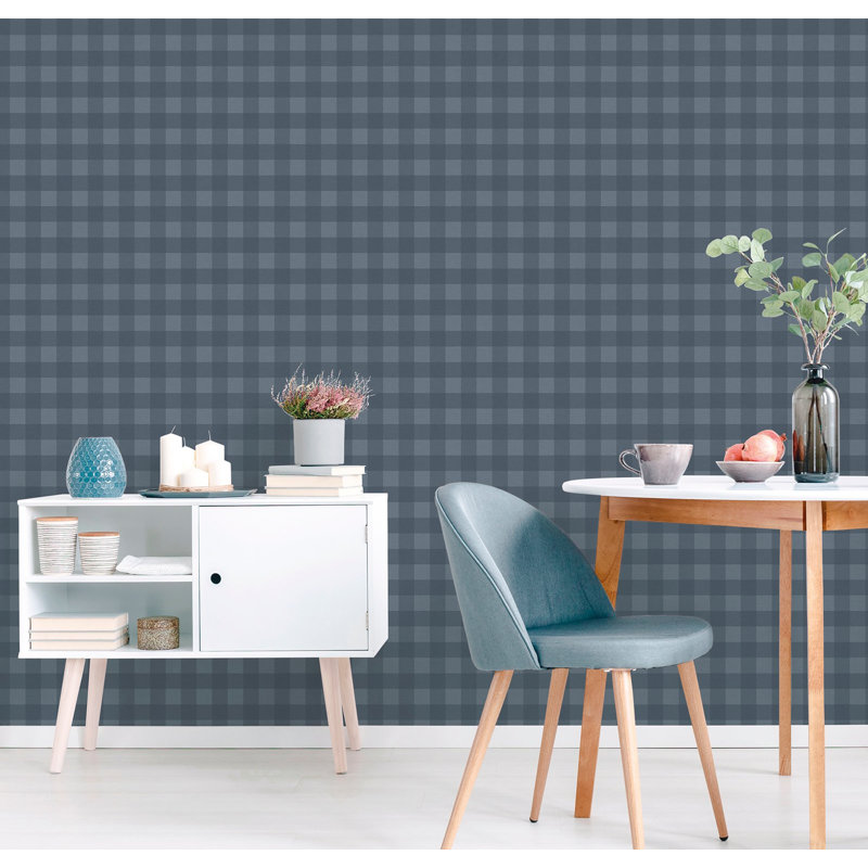 Essential Stripes College Wallpaper, Blue