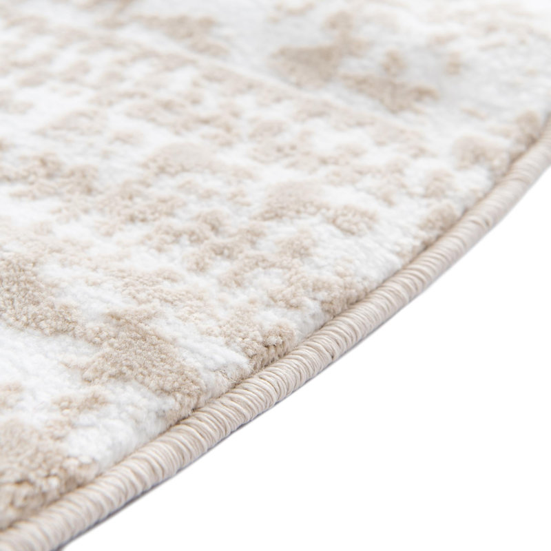 Ardussi Abstract Indoor Rug, Round 6'