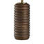 Duffer - lampe de table transitionnelle - chêne bronze - abat-jour avoine