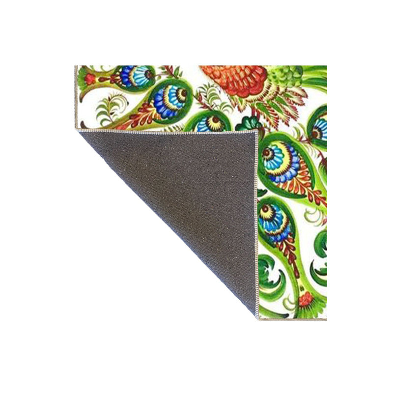 Tapis décoratif géométrique moderne lavable à la machine, Tapis de couloir 4 pi 11 po x 9 pi 10 po inclus