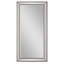  Miroir de plancher pleine longueur argenté biseauté avec cordon en laiton - miroir contemporain mural ou incliné