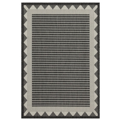 Esmont WF_HAR2014 Anthracite 7'10" x 10'3" Indoor/Outdoor Area Rug