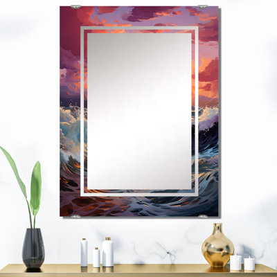 Rowles - Miroir mural coucher de soleil MIR139726