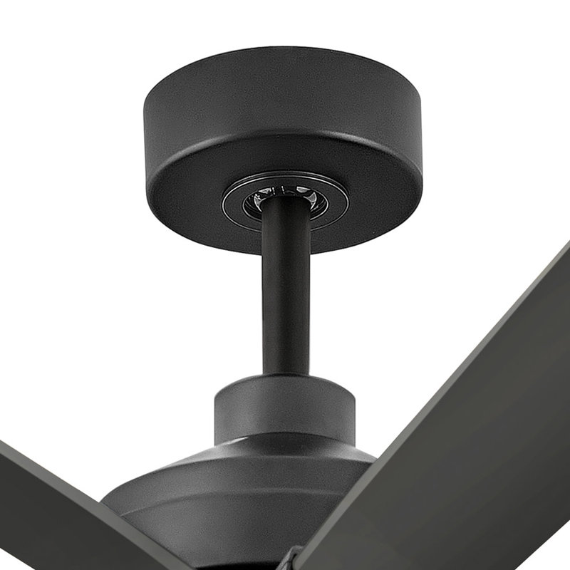 Hinkley Turbine LED Ceiling Fan, Matte Black