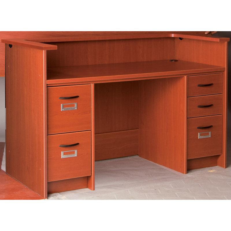 Library Executive Desk, Light Oak