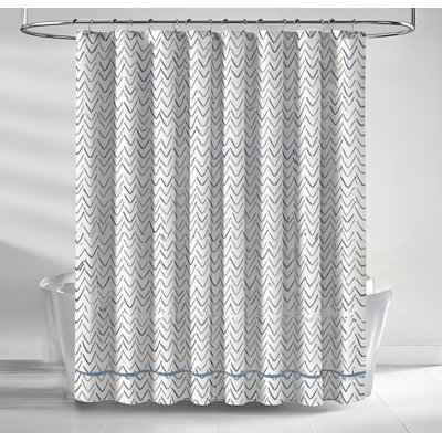Rideau de douche en coton recyclé