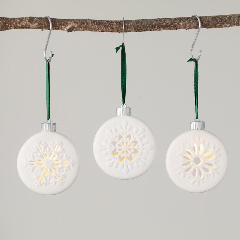 Ravenwood The Holiday Aisle® No Pattern Disc Ornament Lighted
