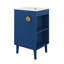 Meuble-lavabo autoportant de 20 po, armoire de salle de bain avec lavabo en céramique, porte à fermeture en douceur, rangement latéral, poignées chic en demi-lune-787143726