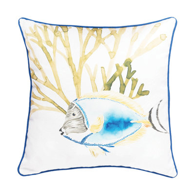 Belmont Fish Throw Pillow