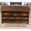 Commode triple boules et griffes en acajou