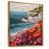 Toile avec cadre flottant or