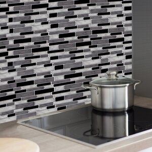 Simplify PVC Peel and Stick Mosaic Tile & Reviews | Wayfair