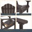 Chaise Adirondack de HiPS résistante aux intempéries-1229725491