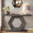 Ethereal 55.1" Farmhouse Wood Console Table-316320002