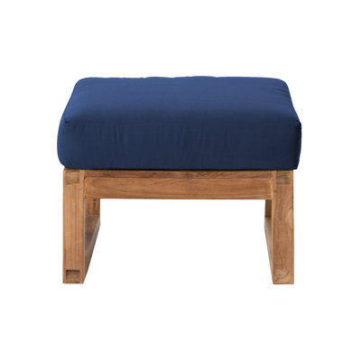 Repose-pieds avec coussin Sunbrella