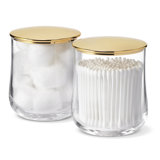 Montes Glass Bathroom Storage Container